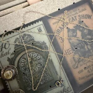 Solid gold Singapore prince of wales twisted braided rope chain Necklace 10kt 18